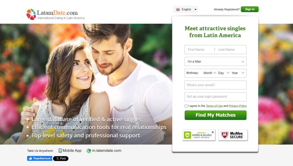 LatamDate Latin dating site